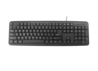 Gembird KB-U-103-RU Standard, Wired, Keyboard layout EN/RU, 1.4 m, Black, 424 g klaviatūra