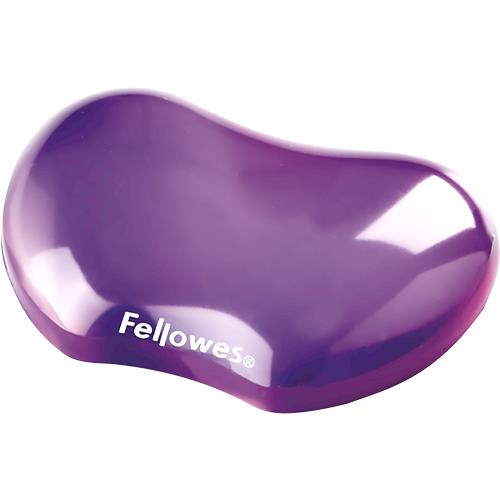 Fellowes Crystal Gel Mouse Gel Wrist Support purple peles paliknis