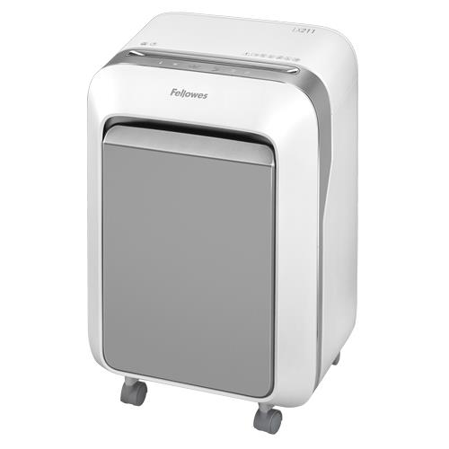 Fellowes Powershred LX 211 white (Micro Cut) papīra smalcinātājs