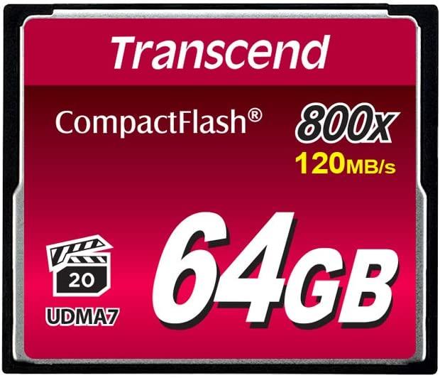 Transcend memory card 64GB Compact Flash 800x atmiņas karte