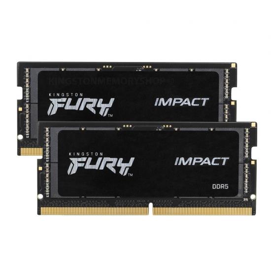 Kingston Technology FURY Impact memory module 64 GB 2 x 32 GB DDR5 4800 MHz operatīvā atmiņa