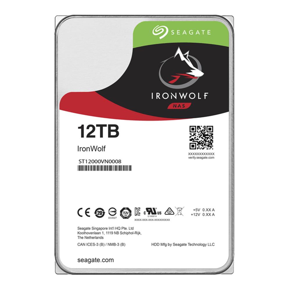 SEAGATE NAS HDD 12TB IronWolf cietais disks