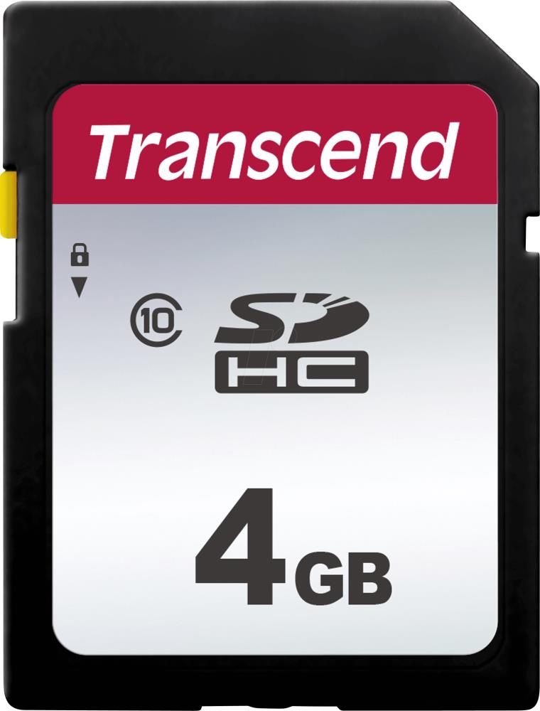 Transcend SDHC 300S          4GB Class 10 atmiņas karte