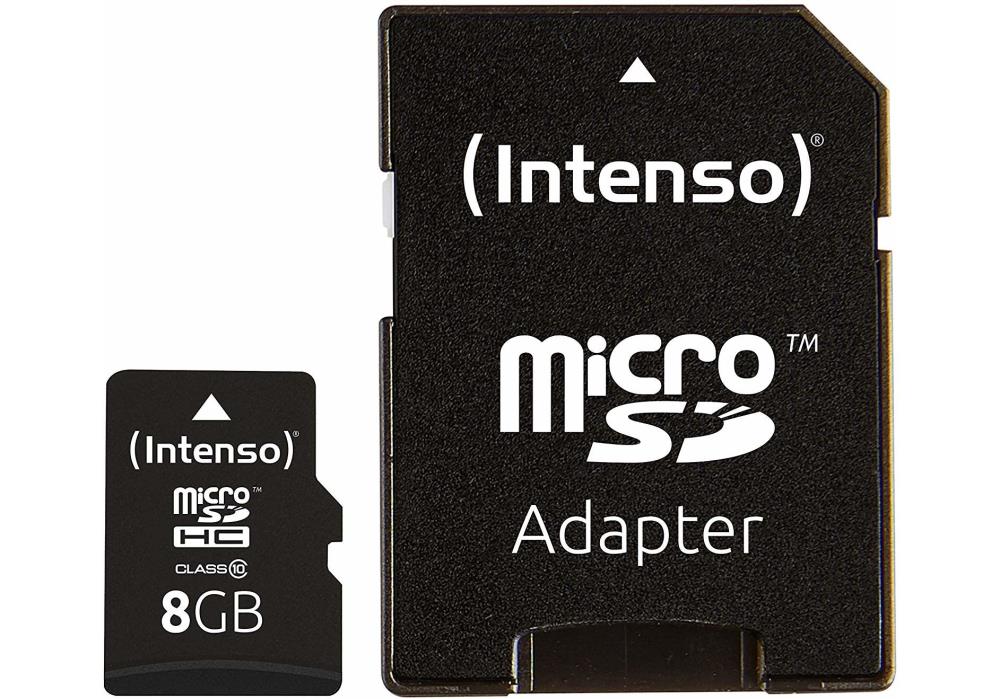Intenso micro SD 8GB SDHC card class 10 atmiņas karte