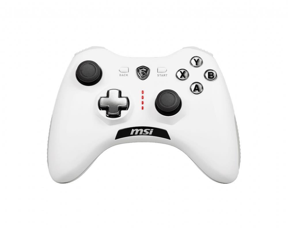 MSI Force GC20 V2 White USB 2.0 Gamepad Analogue / Digital Android, PC spēļu konsoles gampad