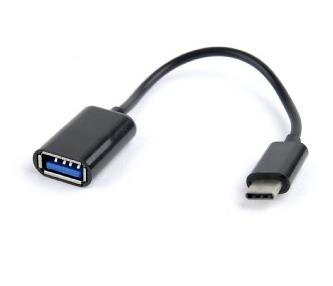 Gembird OTG USB Type C Male - USB Female 0.2m Black
