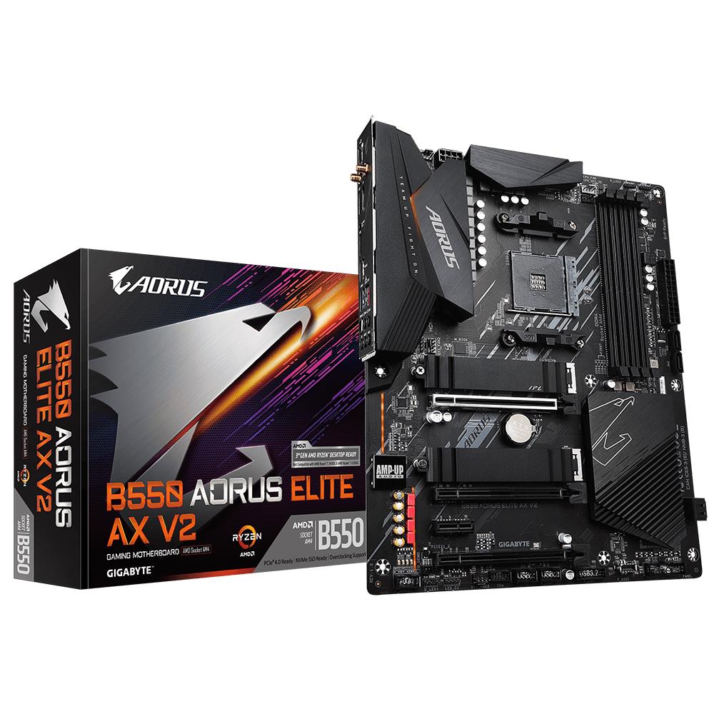 Gigabyte B550 AORUS ELITE AX V2 AM4 pamatplate, mātesplate