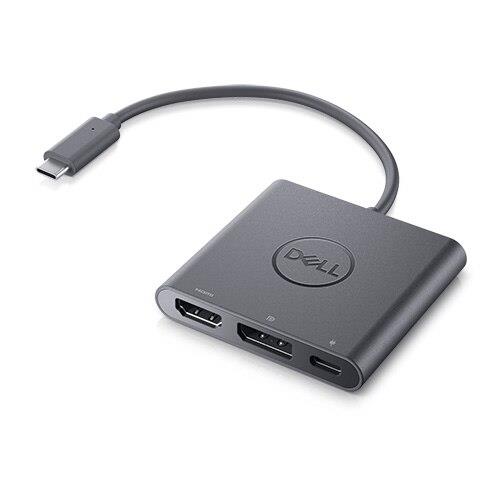 Adapter USB C to HDMI/DP with Power adapteris