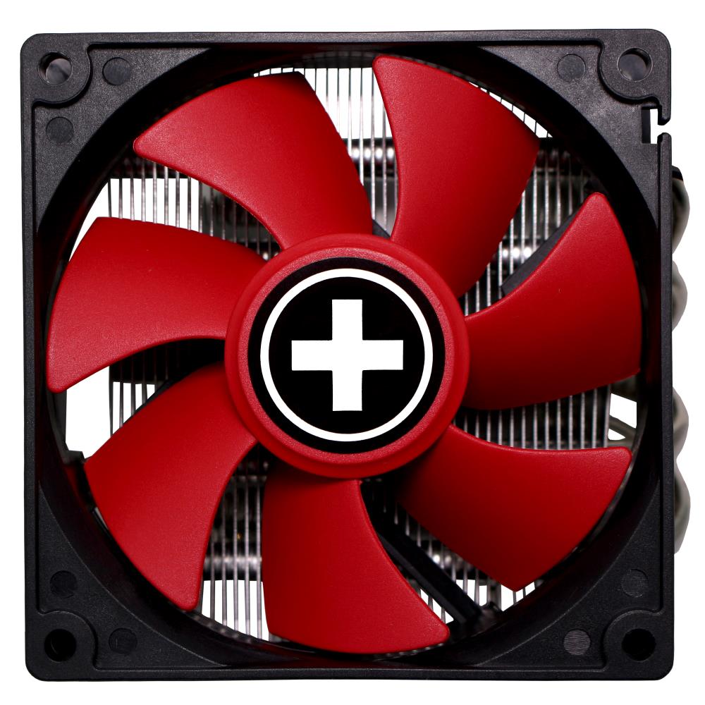 Xilence XC041 computer cooling system Processor Cooler 9.2 cm Black, Red procesora dzesētājs, ventilators