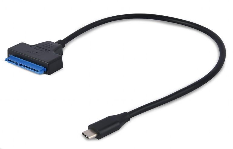 Gembird AUS3-03 USB cable 0.2 m 2.0 USB C Black adapteris