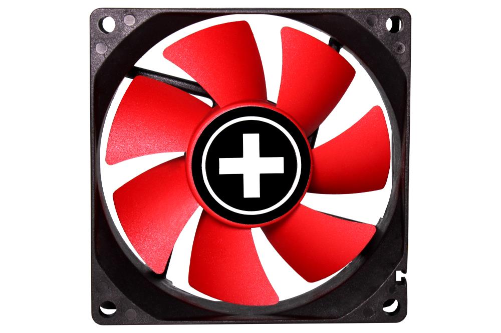Xilence XPF80.R.PWM Computer case Fan 8 cm Black, Red ventilators