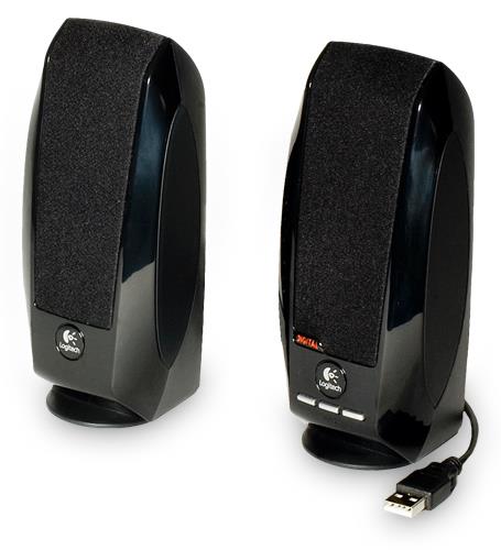 Logitech S150 2.0/ Black/ 1,2W RMS, USB, OEM datoru skaļruņi