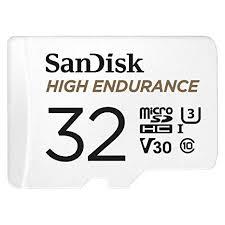 SanDisk High Endurance MicroSDHC 32 GB Class 10 UHS-I/U3 A1 V30 (SDSQQNR-032G-GN6IA) atmiņas karte