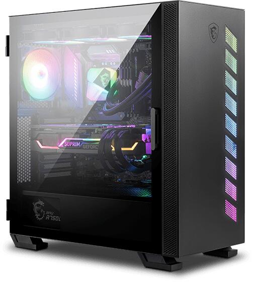 MSI MAG VAMPIRIC 300R computer case Midi Tower Black Datora korpuss