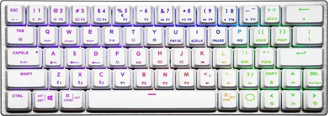 Keyboard SK622 RGB TTC Low profile blue klaviatūra