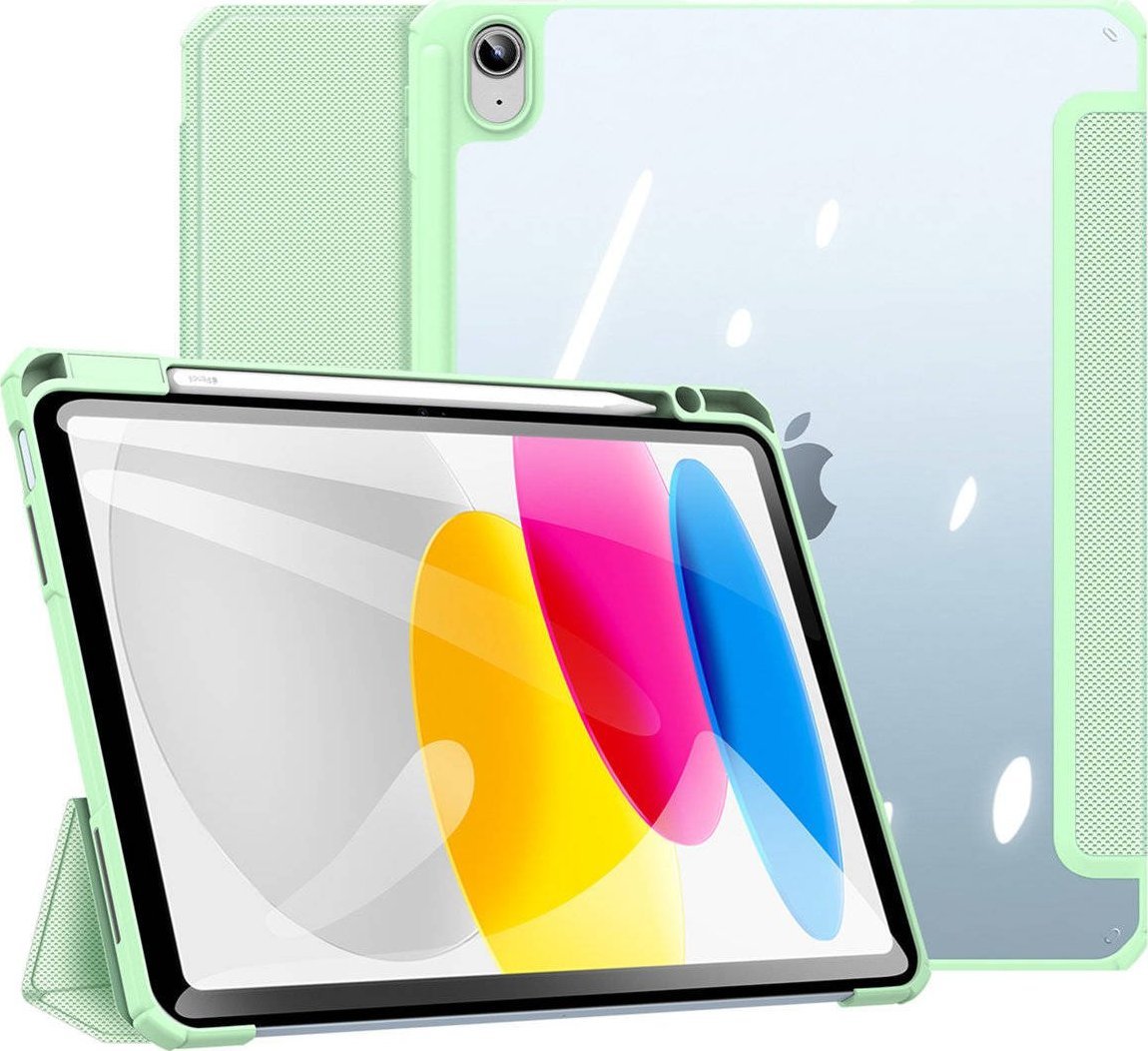 Etui na tablet DUXDUCIS Etui Dux Ducis Toby Apple iPad 10.9 2022 (10. generacji) + Pencil holder zielone DDS1629 (6934913034224) planšetdatora soma
