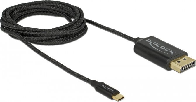 Delock USB / DisplayPort cable - USB-C to DisplayPort - 2 m 4043619837106 kabelis, vads