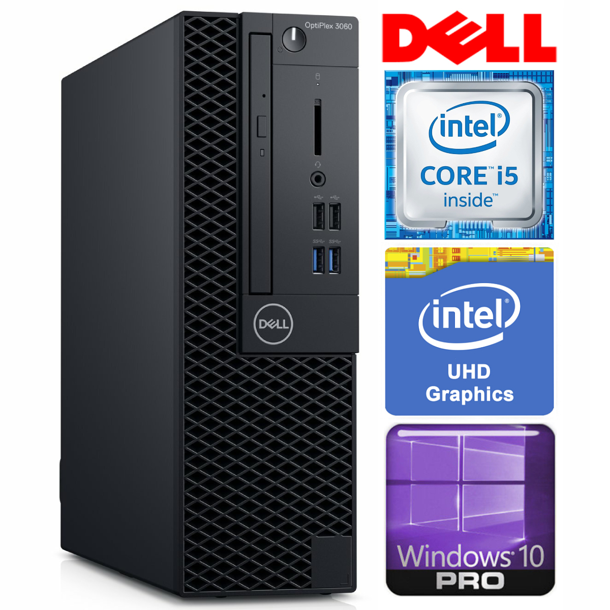 DELL 3060 SFF i5-8500 32GB 128SSD M.2 NVME+2TB DVD WIN10Pro RW30231 (EAN411530231)