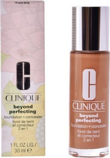 Clinique CLINIQUE BEYOND PERFECTING FOUNDATION CONCEALER 18 SAND 30ML S4502136 (020714712013) tonālais krēms