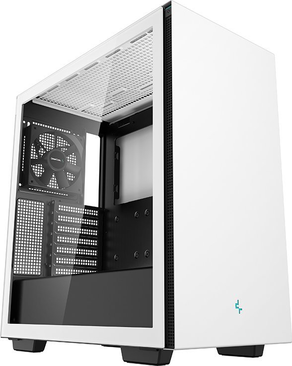 Deepcool MID TOWER CASE CH510 Side window, White, Mid-Tower, Power supply included No Datora korpuss