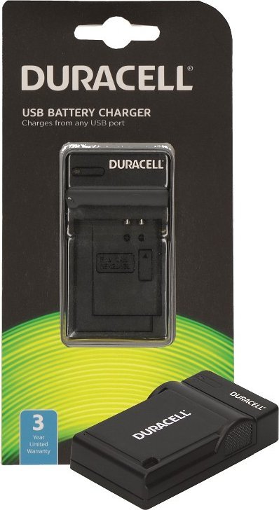 Duracell Charger with USB Cable for DRPBLC12/DMW-BLC12