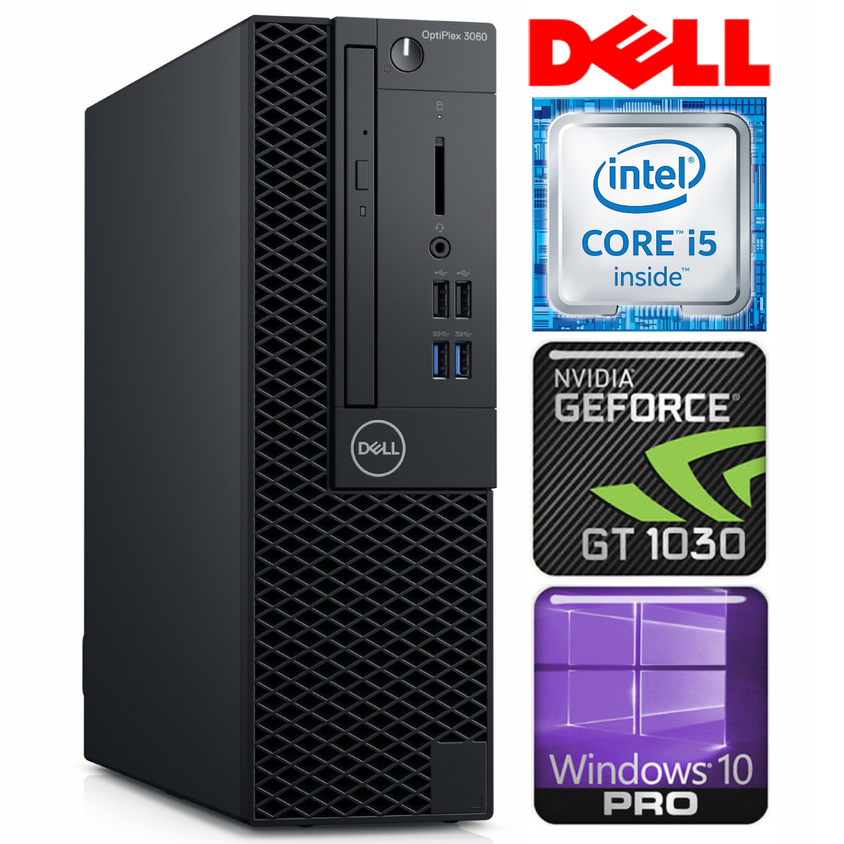 DELL 3060 SFF i5-8500 32GB 1TB SSD M.2 NVME+1TB GT1030 2GB DVD WIN10Pro RW30261 (EAN411530261)