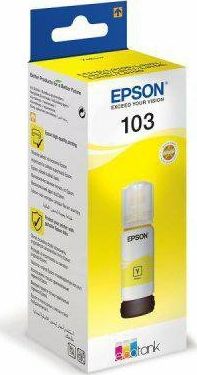 Tusz Epson Epson Tusz L3151/3150, 103 Yellow 65Ml TUSEPSEPS0076 kārtridžs