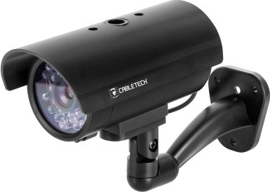 Kamera IP Cabletech Atrapa kamery tubowej z dioda LED Cabletech DK-10 URZ0992 (5901890056144) novērošanas kamera