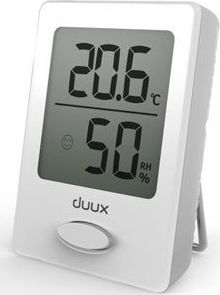 Duux Sense Hygrometer + Thermometer, White, LCD display 8716164996937 barometrs, termometrs