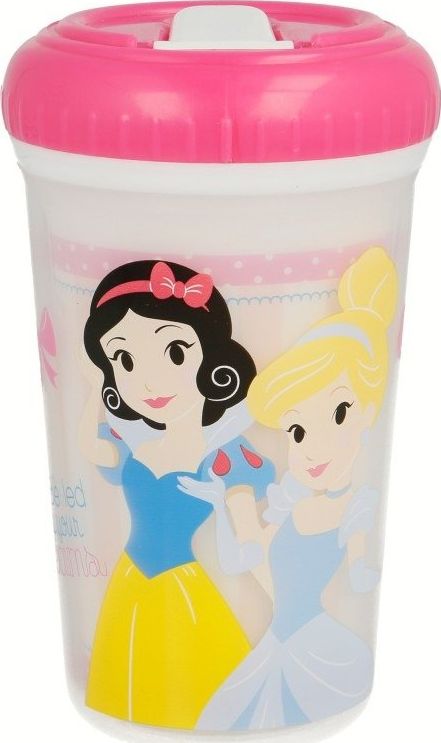 Disney Princess- Kubek z ustnikiem 320 ml uniwersalny 36886-uniw (8412497307807) piederumi bērnu barošanai