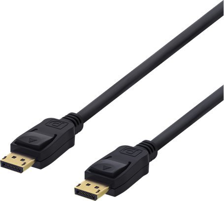 Kabel Deltaco DisplayPort - DisplayPort 15m czarny (DP-4150) kabelis video, audio