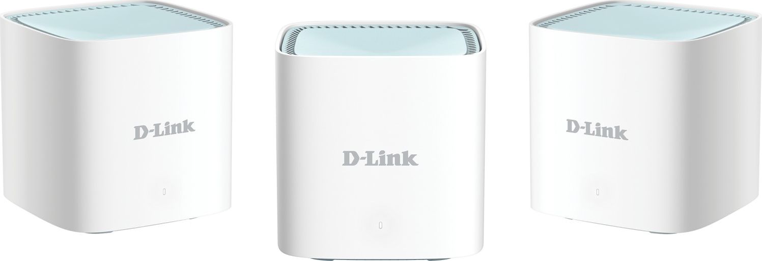 D-Link  M15 EAGLE PRO AI AX1500 Mesh WiFi6 System 3er Pack (M15-3) (WLAN-Router, Repeater, Access-Point) Rūteris