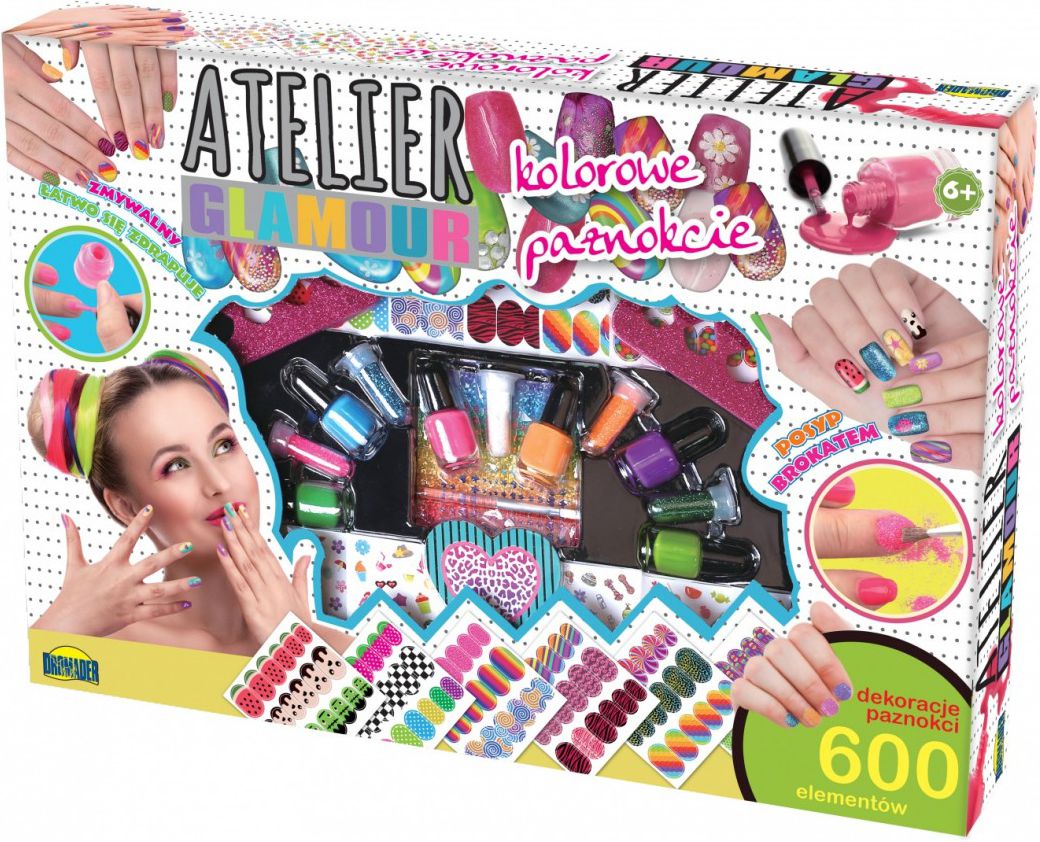 Dromader Atelier Glamour Kolorowe paznokcie (00858) 130-00858 (6900360029960)