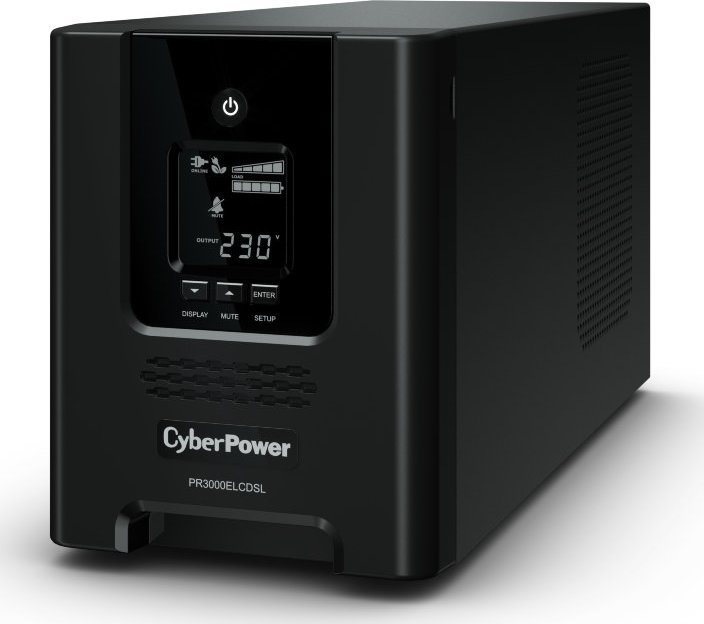 Cyber Power UPS PR3000ELCDSL 2700W Tower (IEC C13/C19) nepārtrauktas barošanas avots UPS