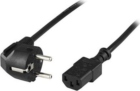 Kabel zasilajacy Deltaco Deltaco strmkabel - 5 m Deltaco strmkabel - 5 m (7340004613510) kabelis datoram