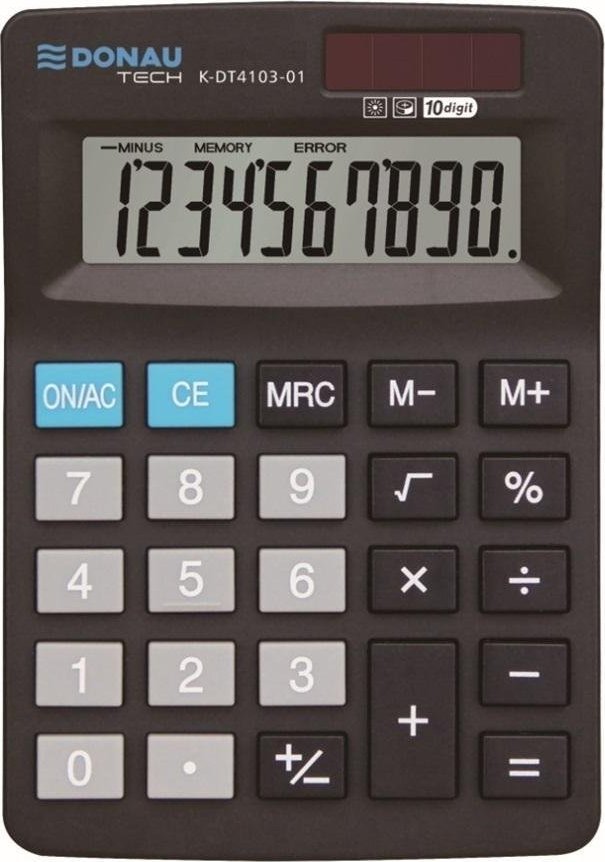 Kalkulator Donau Kalkulator biurowy 10 cyfr. czarny 509493 (5901503620359) kalkulators