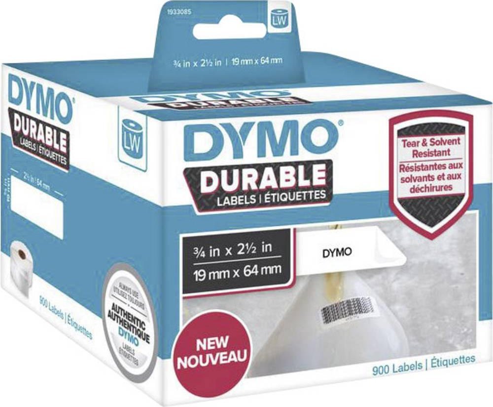 Dymo LW Durable 19 mm x 64 mm 2x 450 pcs uzlīmju printeris