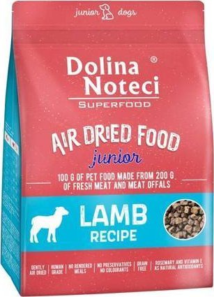 Dolina Noteci DOLINA NOTECI Superfood Junior Danie z jagniecina- karma suszona dla psa 1kg 8528 (5902921395836) barība suņiem