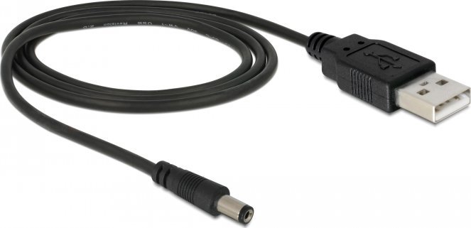 DeLOCK 82197 USB Power Kabel USB Typ A Stecker auf DC Hohlstecker Barošanas kabelis