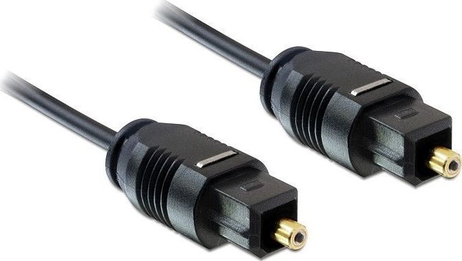 DeLOCK 1m Toslink Standard 1m TOSLINK TOSLINK black Audio-Kabel (82879) kabelis, vads