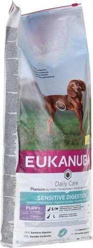 EUKANUBA EUKANUBA Daily Care Puppy Sensitive Digestion 12kg 12594303 (8710255185132) barība suņiem