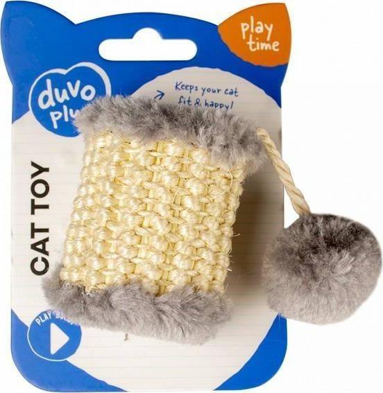 Duvo+ DUVO+ ZAB. KOT WALEK SIZALOWY+POMPON 13x5x5cm 12102 VAT016310 (5414365349097) piederumi kaķiem