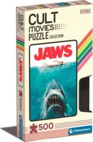 Clementoni Puzzle 500 Cult Movies Jaws 462986 (8005125351114) puzle, puzzle
