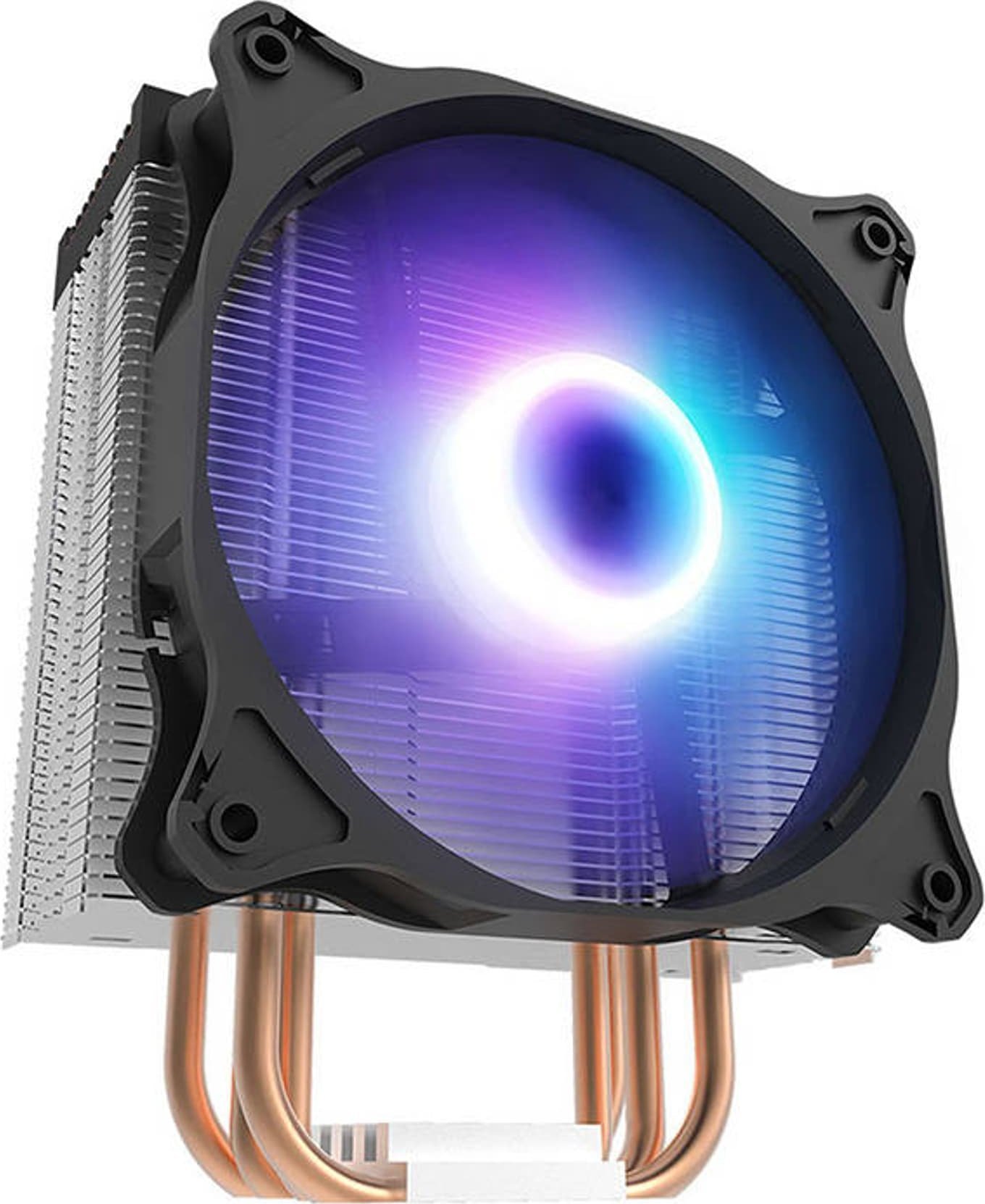 Chlodzenie CPU Darkflash Darkair LED Czarne procesora dzesētājs, ventilators