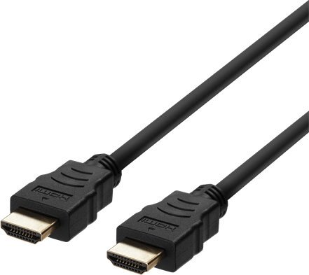 Deltaco HU-30 HDMI cable 3 m HDMI Type A (Standard) Black 0202105251001 kabelis video, audio