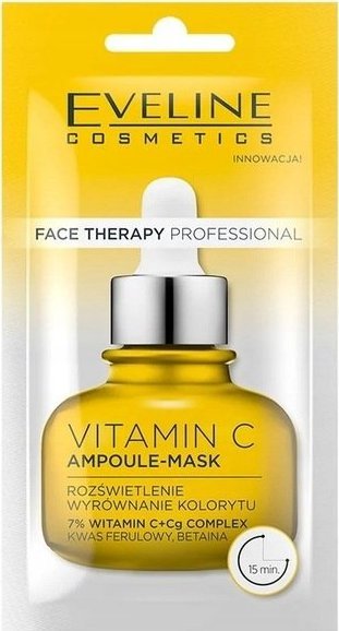 Eveline Eveline Face Therapy Professional Maska-ampulka Vitamin C 8ml 0847483 (5903416047483)