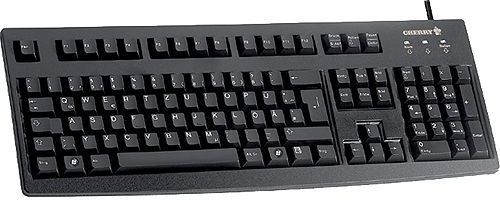 Cherry  Comfort keyboard USB, black,FR klaviatūra