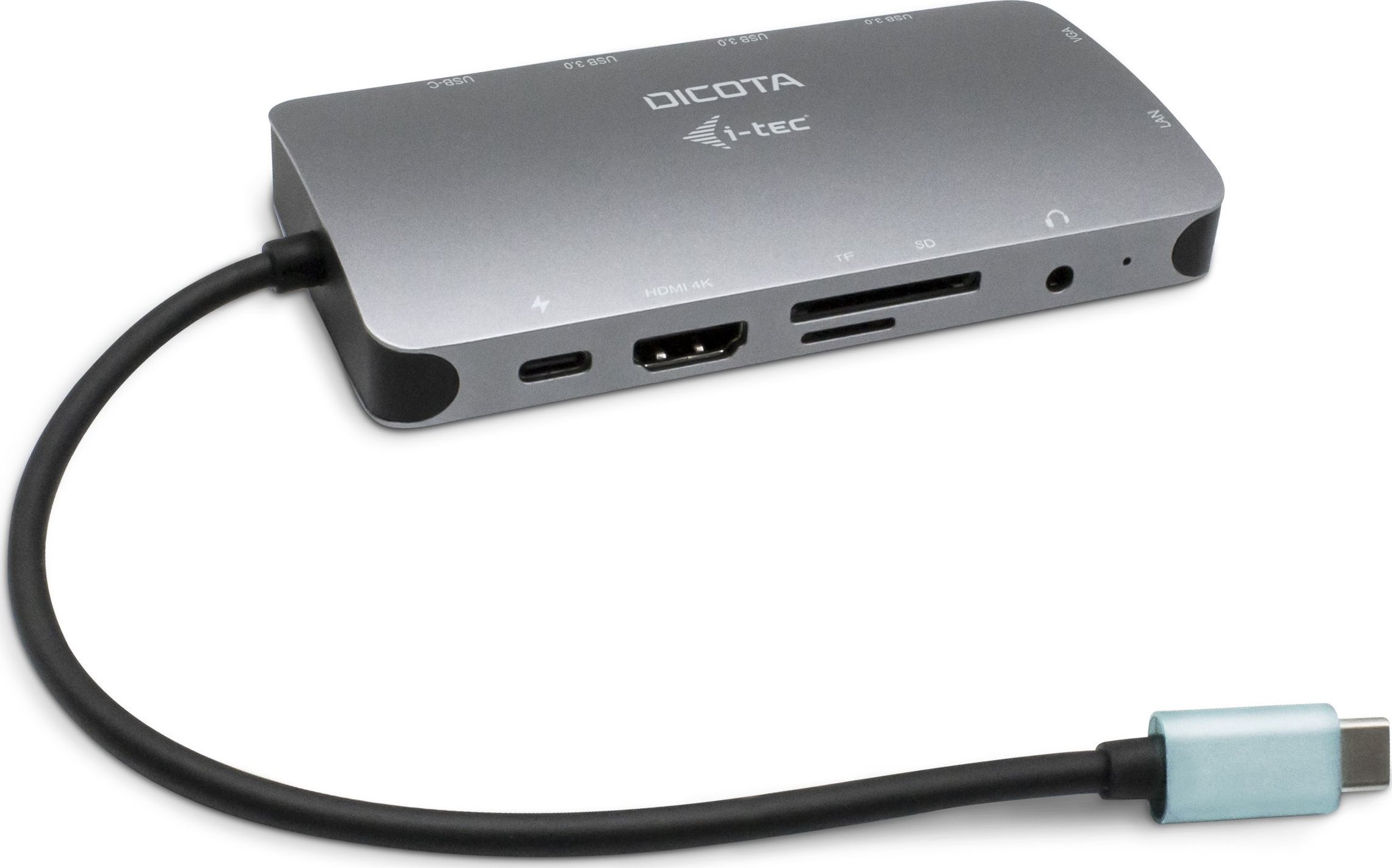 USB-C Portable 10-in-1 HDMI PD 100W dock stacijas HDD adapteri