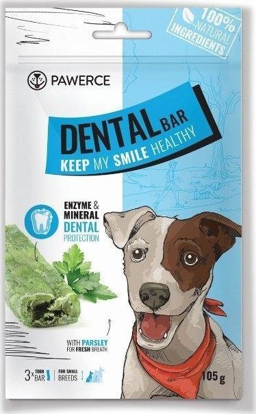 Carry Petfood Pawerce Dental bar small brees, 3szt/op 105g 12887154 (4260473650041)