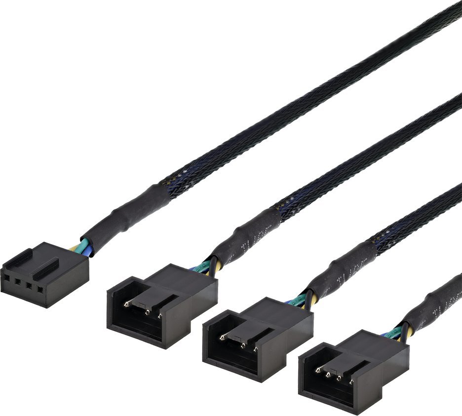 Deltaco DELTACO splitter for PWM-flaktar, 4-pi kabelis datoram